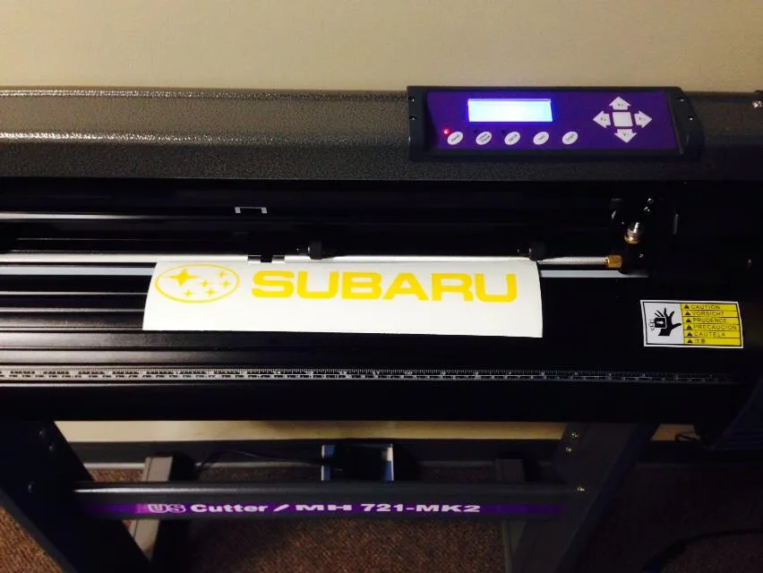 Custom vinyl decal